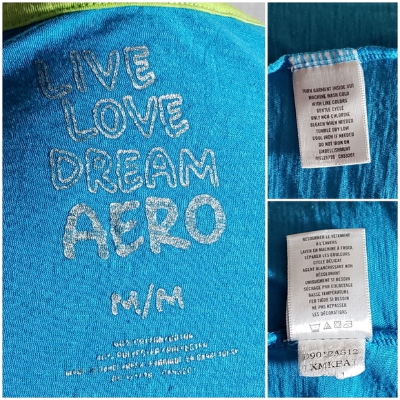AERO T-Shirt Short-sleeved Blue - Picture 3 of 3